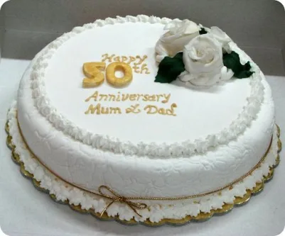 Wishes Anniversary Cake