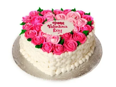 Heart Garden Cake