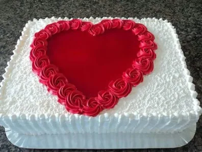 Heart Valentines Cake