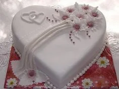 Heart Valentines Cake