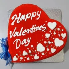 Valentines heart Cake