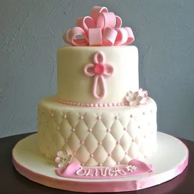 Pink Baby Shower Cake