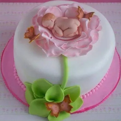 Garden Baby Cake