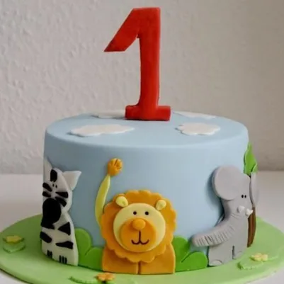 Number Birthday Cake