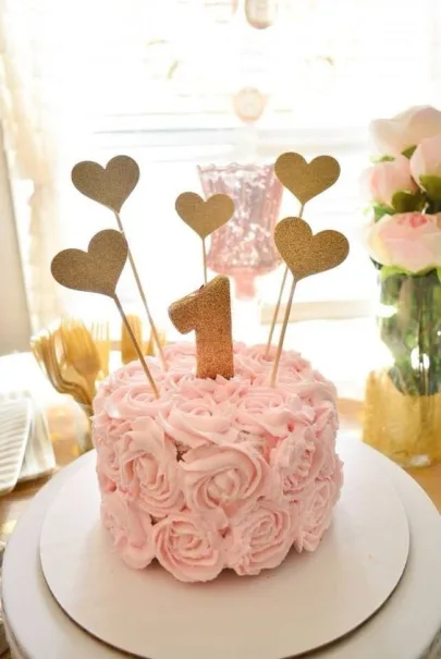 Polka dot Birthday Cake
