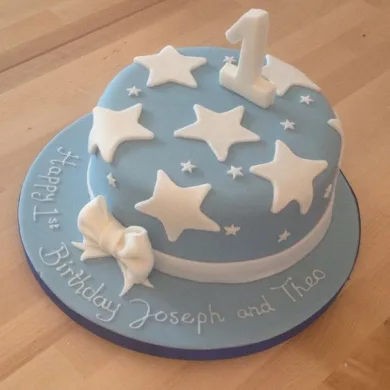 1st Birthday Candle Cake