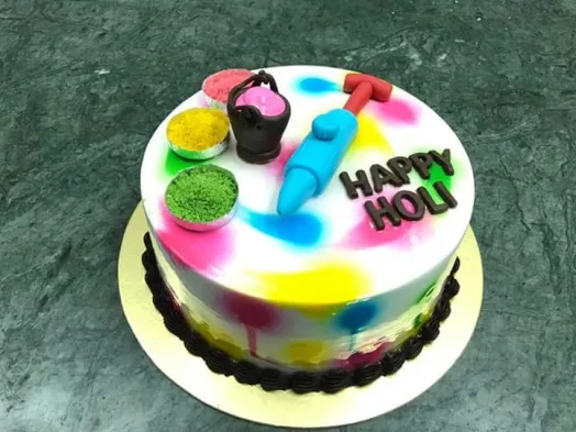 Holi Colours Cake