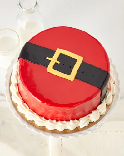 Christmas berry with leaf Cake