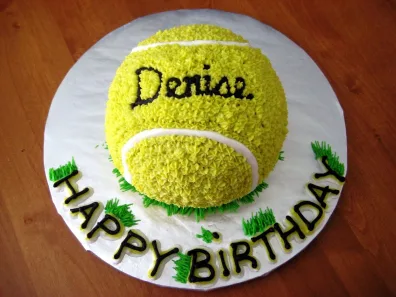 Tennis Ball Cake