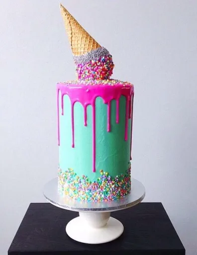 Cone Drip Cake