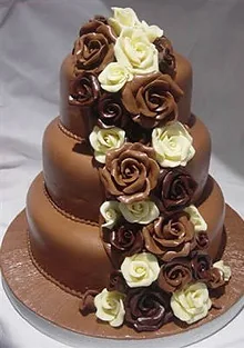Chocolate Roses Cake