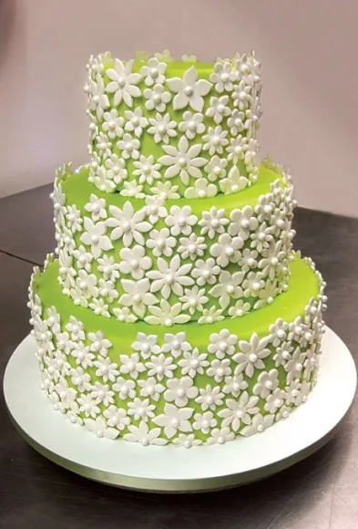 Green Garden Cake